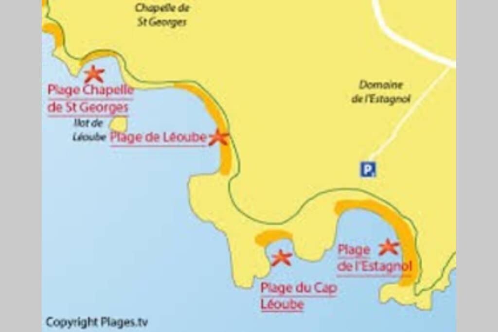 Studio Climatise Proche Port Et Plages Ла-Лонд-ле-Мор Экстерьер фото